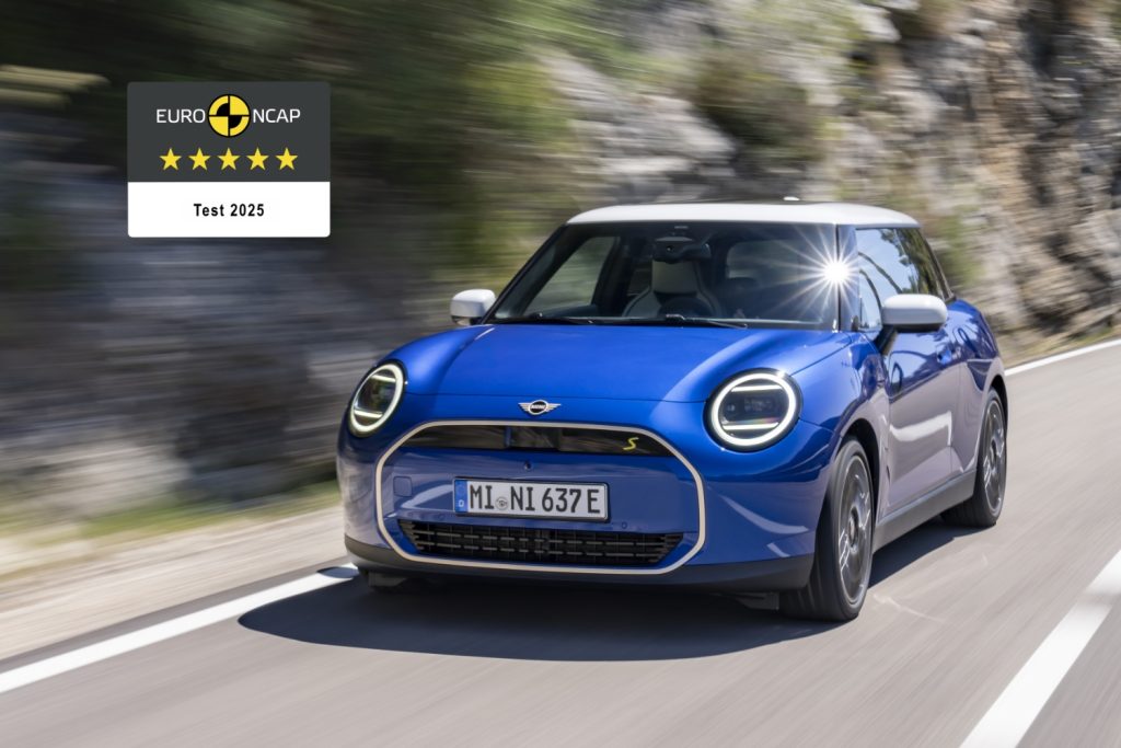 Mini Cooper elétrico recebe cinco estrelas EuroNCAP