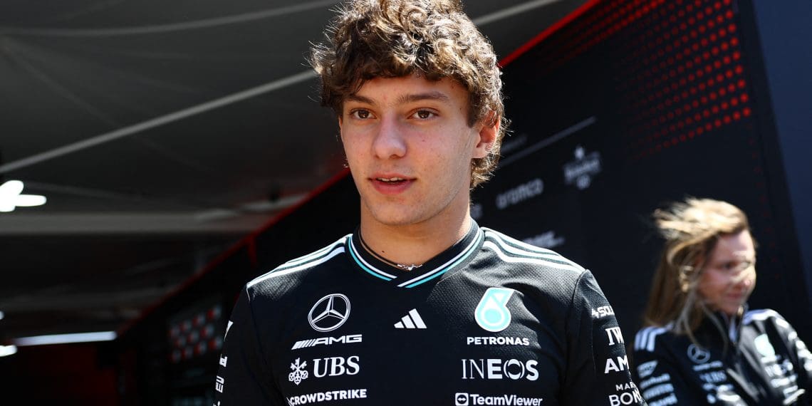 Unleashing Phenom: Andrea Kimi Antonelli Shatters Records Leading F1 Grand Prix at 18