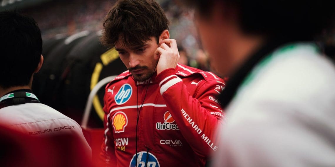 Leclerc’s Fierce Struggle: Crushing Disappointment in 4th Place at Japanese GP