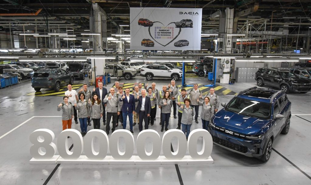 Dacia atinge 8 milhões de unidades produzidas