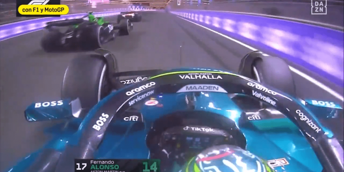 VIDEO – Fernando Alonso’s Death-Defying Near Miss: Astonishing Maneuver at Saudi Arabian GP