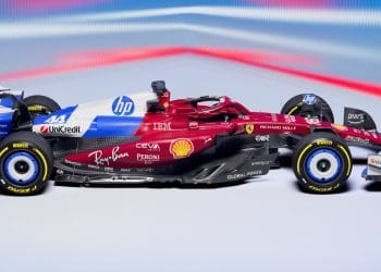 VIDEO – Ferrari Unveils Stunning White and Blue Suits for Hamilton and Leclerc in Miami