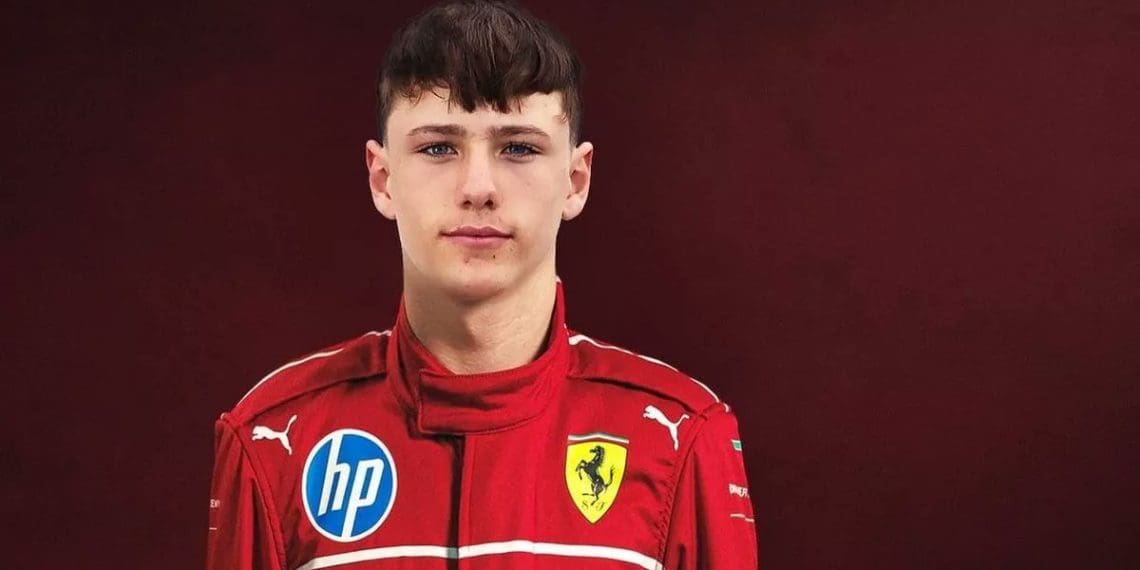 Unleashing Fury: Filippo Sala, Italy’s Karting Prodigy, Joins Ferrari Driver Academy!