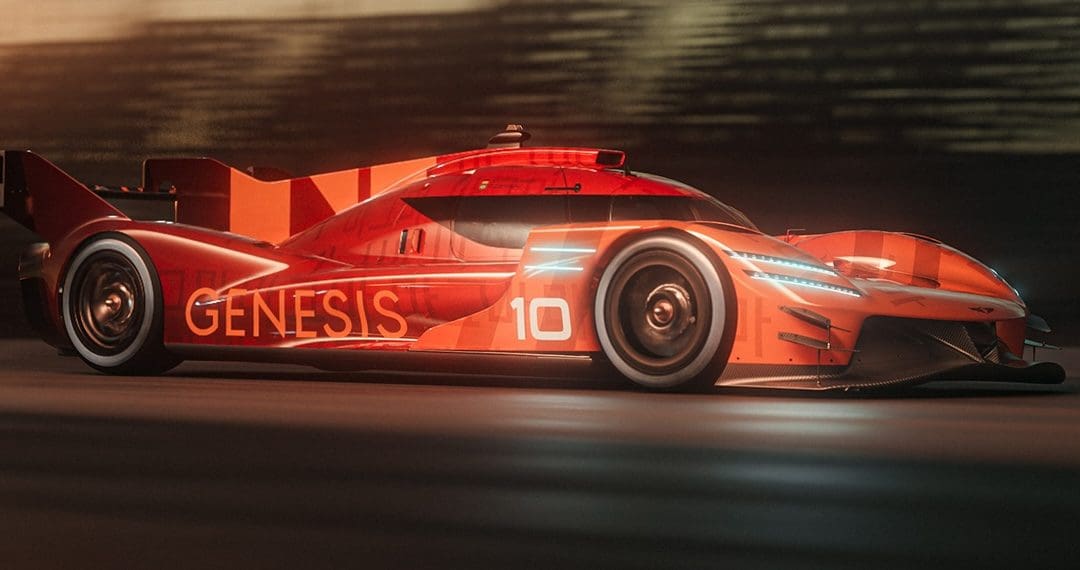 Genesis Unleashes Fiery Magma Orange and Deep Red Hypercar at NY Auto Show