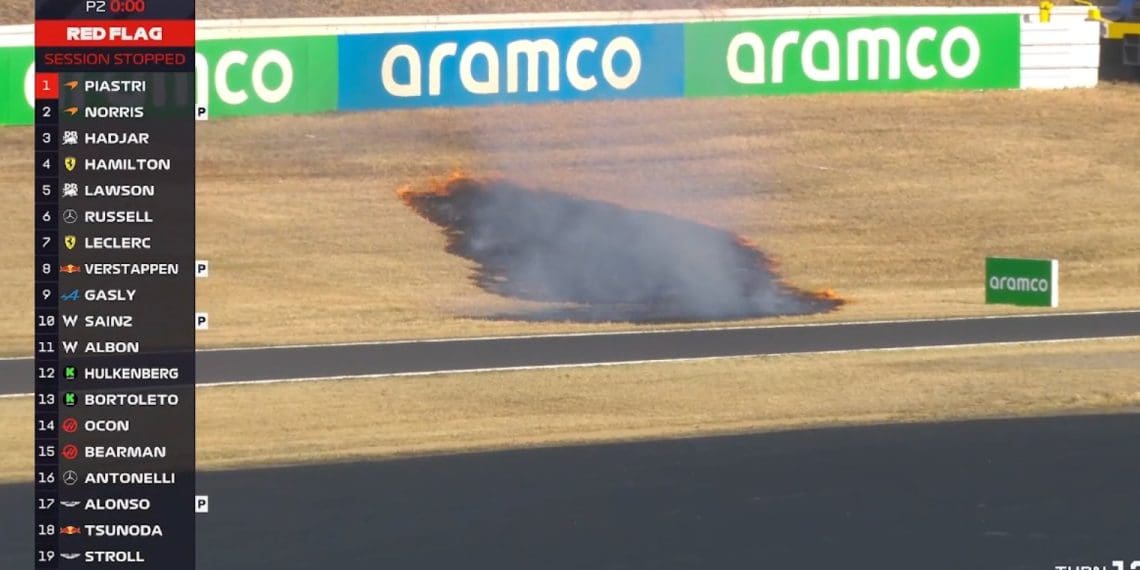 Fiery Drama Unleashed: FIA Battles Blaze Threatening F1’s Japanese Grand Prix
