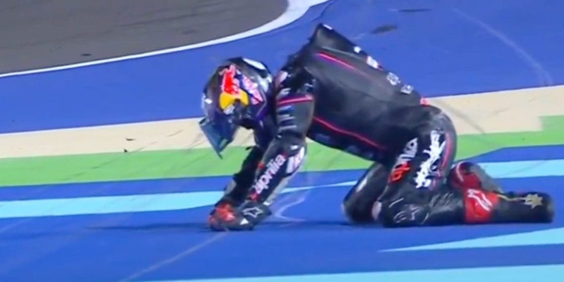 Champion Martin Hospitalized with Punctured Lung in Heart-Wrenching Qatar GP Crash Drama