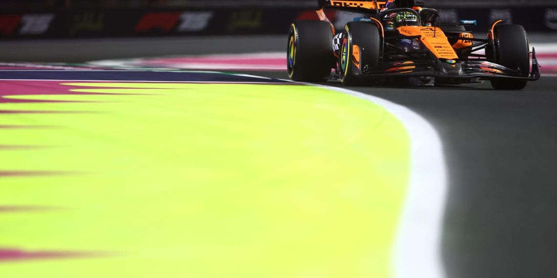 McLaren Dominates Saudi Arabian GP Practice with Norris Outpacing Piastri in Thrilling Showdown