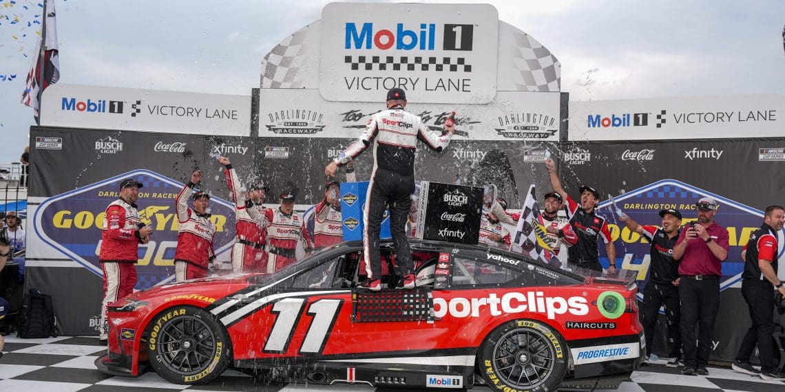 Denny Hamlin’s Epic Comeback: Shocking Win at Darlington Cup Race in Overtime