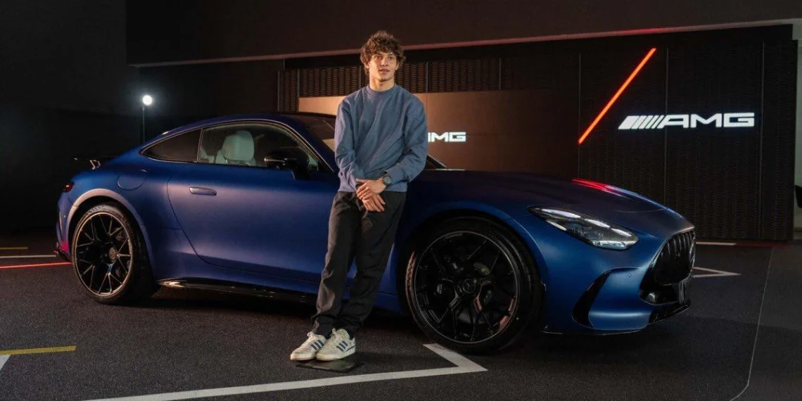 Mercedes’ Rising Star Kimi Antonelli Forbidden from Driving Gifted Supercar – Shocking Twist!
