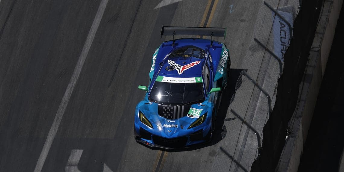 Wickens Dominates GTD Practice, Facing Drama and Red Flags at Long Beach IMSA Session