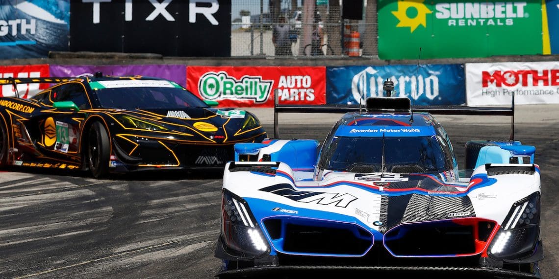 RLL BMW Dominates Long Beach Qualifying with Perfect Pole Streak – IMSA 2025