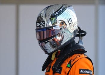 Lando Norris Stuns F1 Fans with «Un-Raceable» Disco Ball Helmet – Legal Controversy Ensues