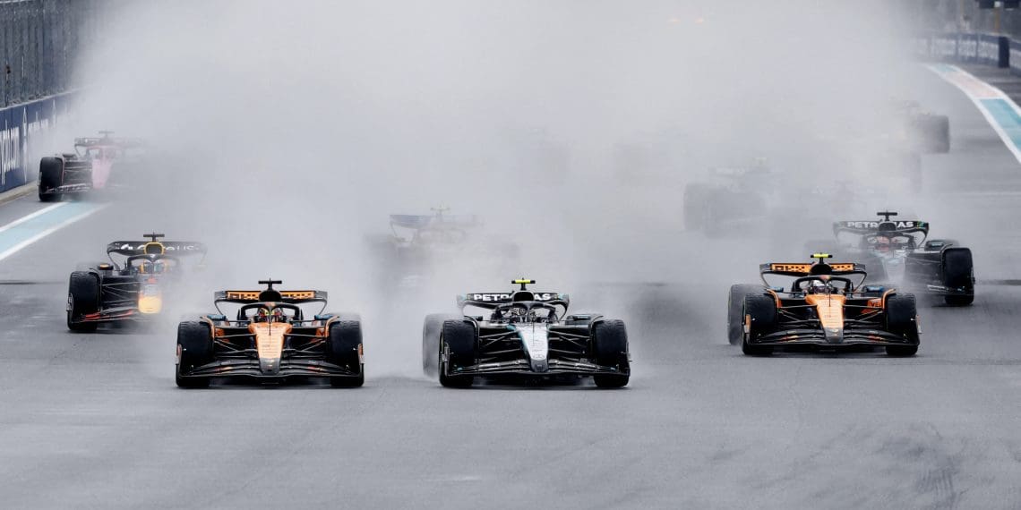 F1’s Miami Sprint Race Marred by Chaos and Crashes: Dramatic Delay Amid Treacherous Conditions