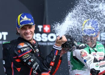 Chaos Unleashed: Bezzecchi Triumphs as Quartararo Falters in Epic Aprilia Victory at Silverstone