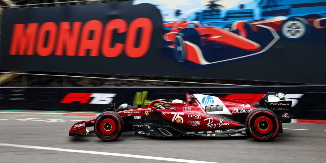 F1 シャルル ルクレール 2025 モナコGP CAP ④ スクーデリア フェラーリ 2025 チーム シャルル ルクレール
