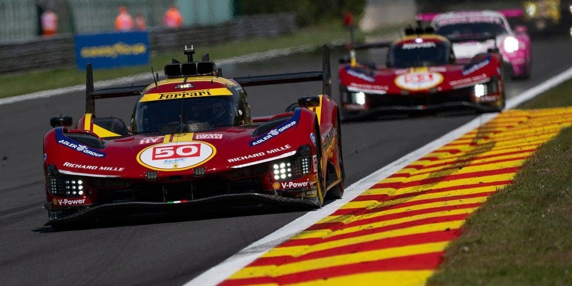 Ferrari Dominance Unleashed: Fuoco Leads 1-2-3 Triumph at Spa Qualifying!