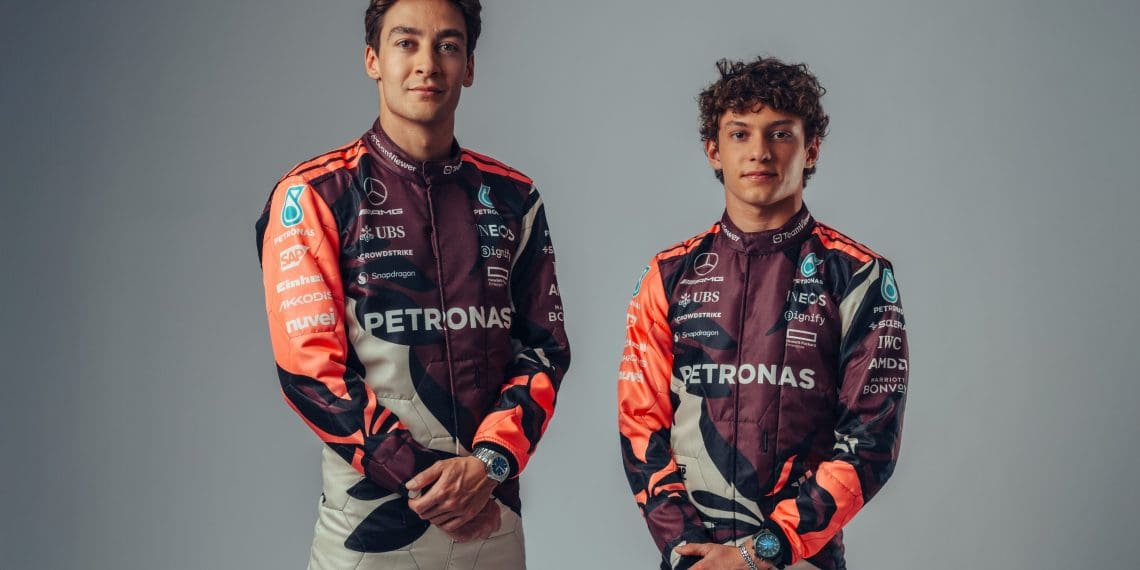 VIDEO – Adidas Unveils Bold Miami-Inspired Collection During George Russell and Kimi Antonelli’s Arrival