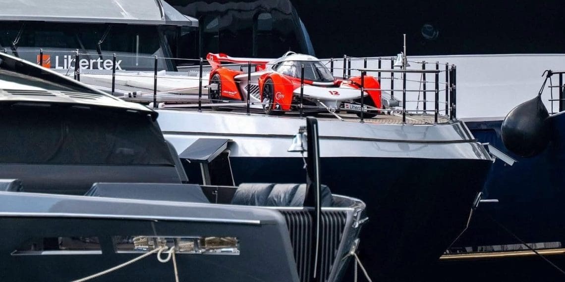 $4M McLaren Hypercar Turns Heads on Luxurious Superyacht at Monaco GP – Unbelievable Display