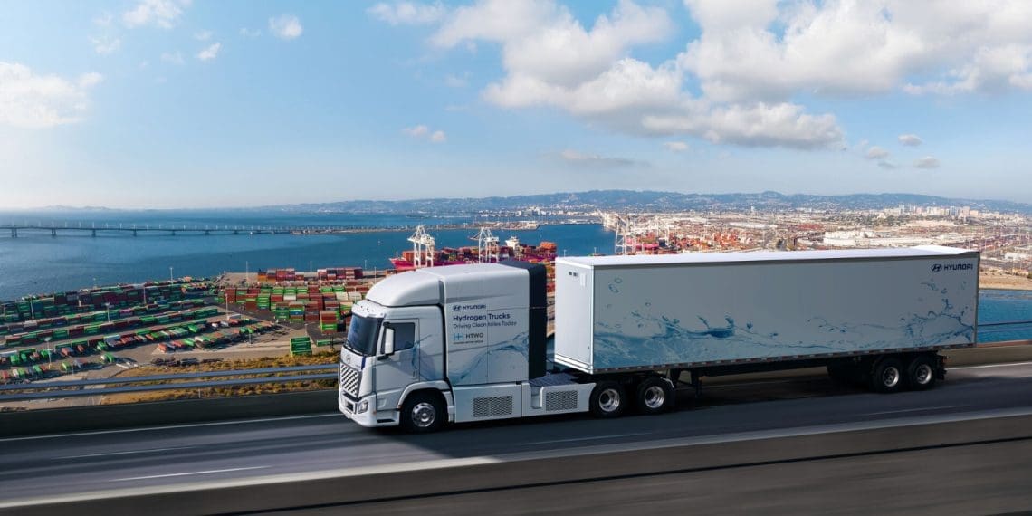 Hyundai revela novo camião fuel cell Xcient movido a hidrogénio