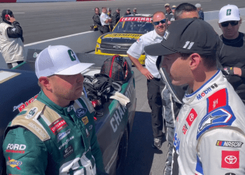 VIDEO – NASCAR Rivals Clash: Layne Riggs Sparks Chaos at North Wilkesboro Speedway