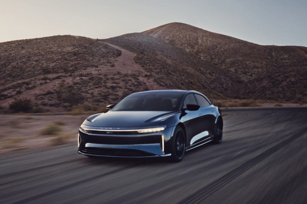 Lucid Air Sapphire chega à Europa no terceiro trimestre
