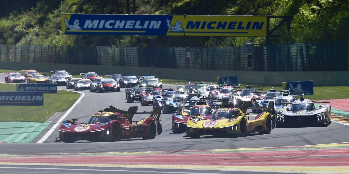 Ferrari Dominates Thrilling Race at Spa with Nielsen Leading Under Safety Car