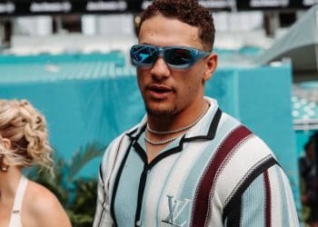 Patrick Mahomes Makes Grand Entrance at Miami Grand Prix Backing Alpine Racing