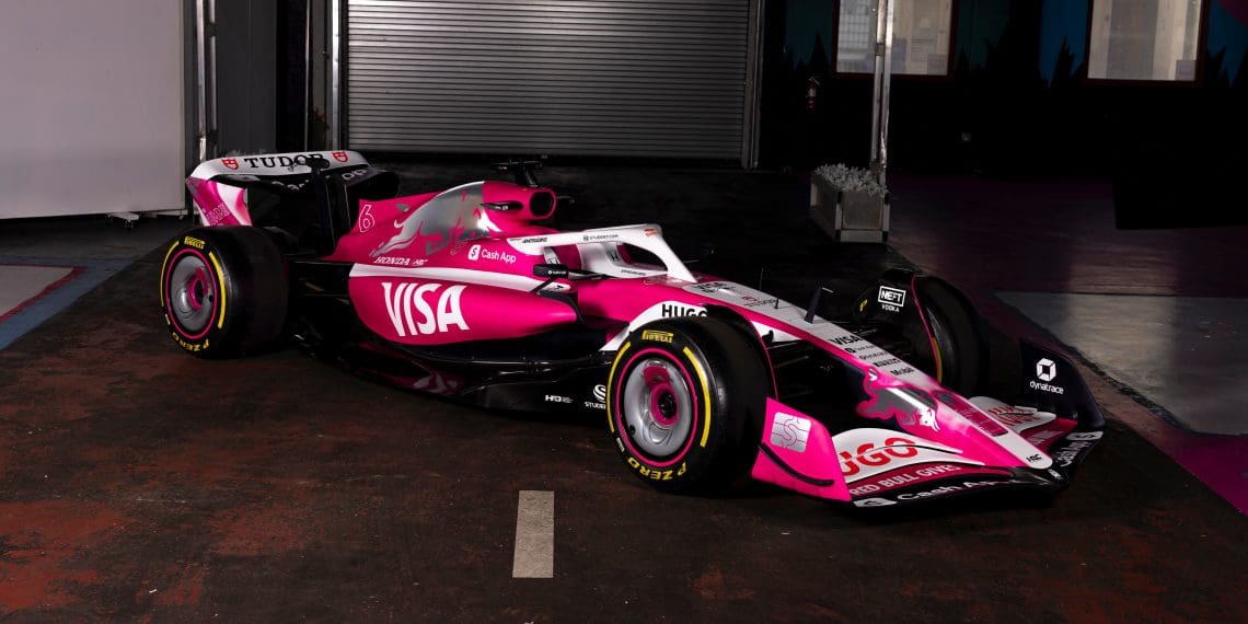 Red Bull’s Racing Bulls Unleash Show-Stopping Pink Livery at Miami Grand Prix