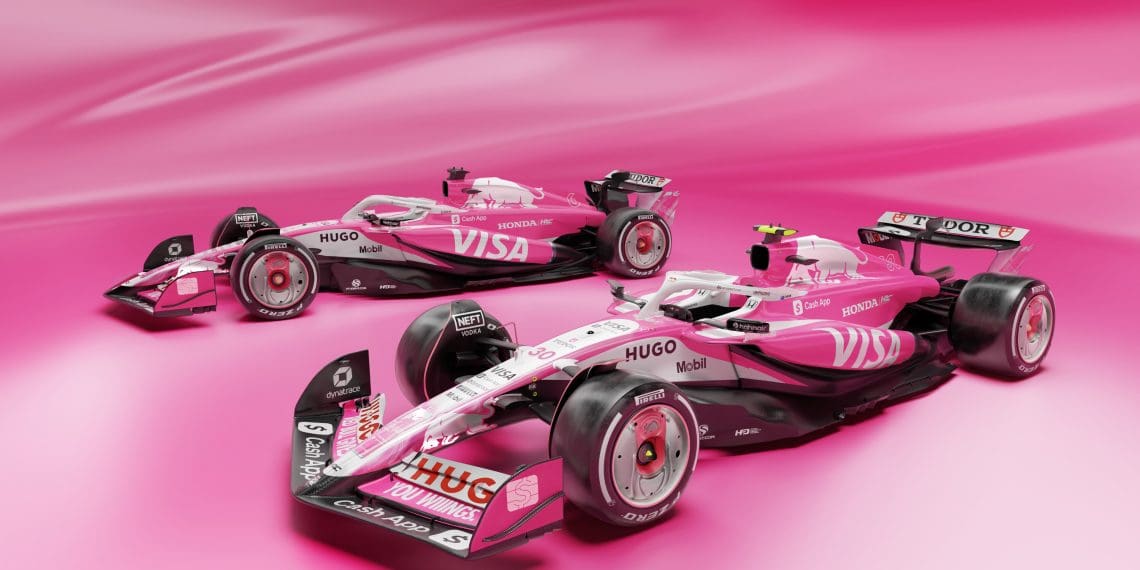 Racing Bulls Unleash Dazzling Pink Livery for F1’s Miami Grand Prix – Must-See Spectacle!