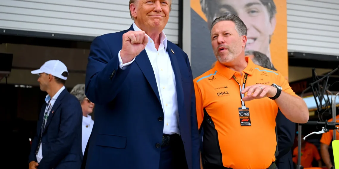 Trump’s “Lucky Charm” at Miami Grand Prix Sparks Hollywood Drama and Celeb Spectacle
