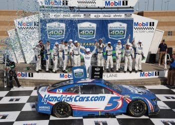 Kyle Larson Dominates Kansas Speedway, Achieves Historic NASCAR Victory