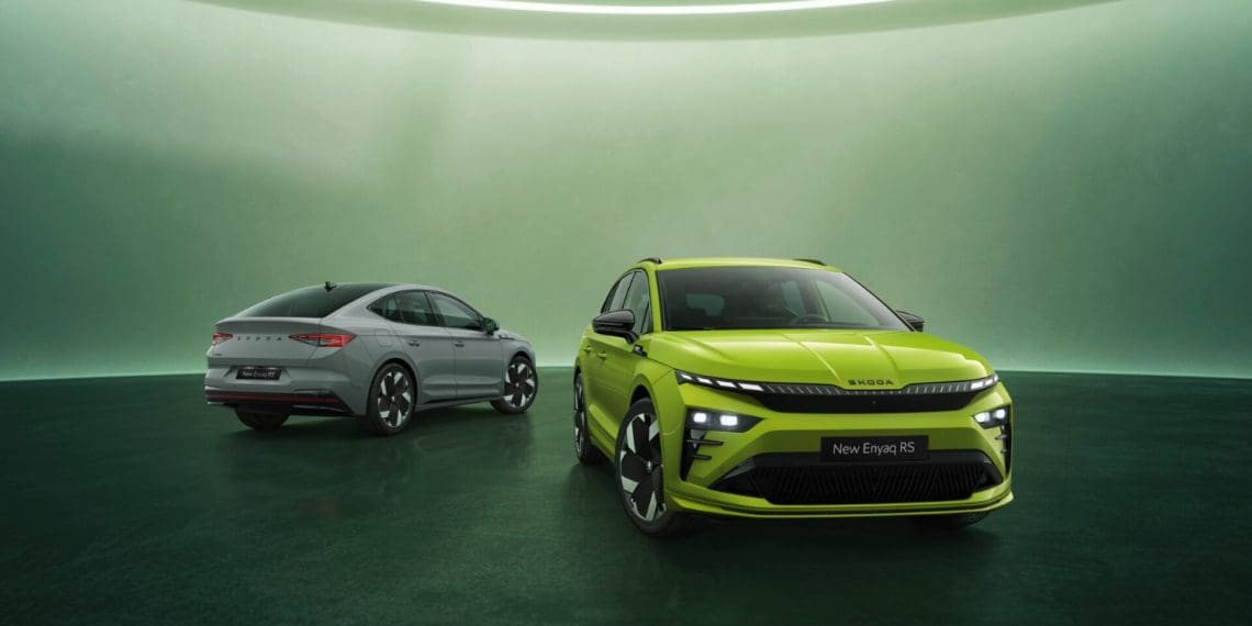 Renovado Skoda Enyaq RS chega com 340 cv