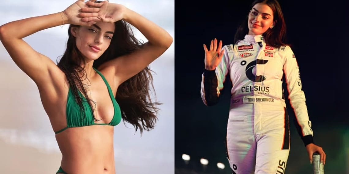 Toni Breidinger stuns in SI Swimsuit debut, reveals secret NASCAR funding strategy