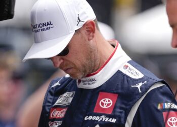 Denny Hamlin Reigns Supreme with New Sponsorship Deal from Bob’s Discount Furniture