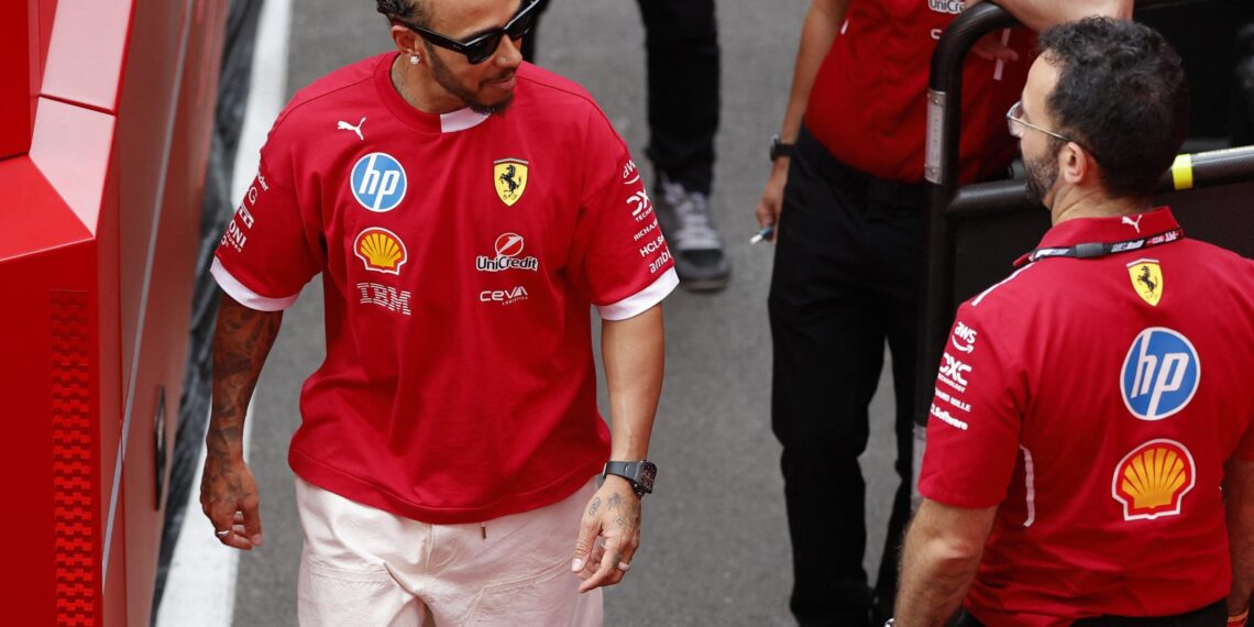Lewis Hamilton Embraces Ferrari Fan’s Unique Tribute, Receives Heartwarming Surprise