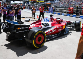 Charles Leclerc confronts Isack Hadjar over Canadian GP qualifying dispute