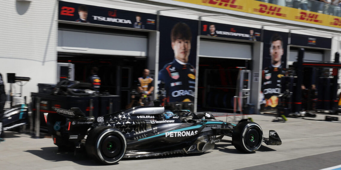 Russell’s Triumph: Mercedes’ Suspenseful Rear Suspension Saga Yields Unprecedented Victory