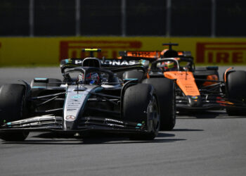 Kimi Antonelli battles intense pressure from Oscar Piastri to secure maiden F1 podium