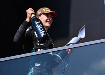 George Russell steals spotlight from Brad Pitt at F1 movie premiere royal clash