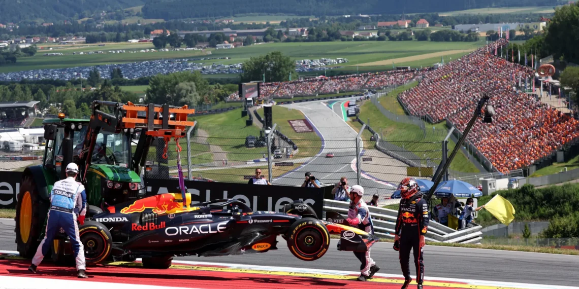 Max Verstappen’s F1 Title Defense Shattered by Antonelli Clash – Retires in Austria