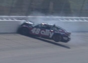 VIDEO – Alex Bowman’s Terrifying Crash Shakes Michigan Cup Race, Escapes Unscathed