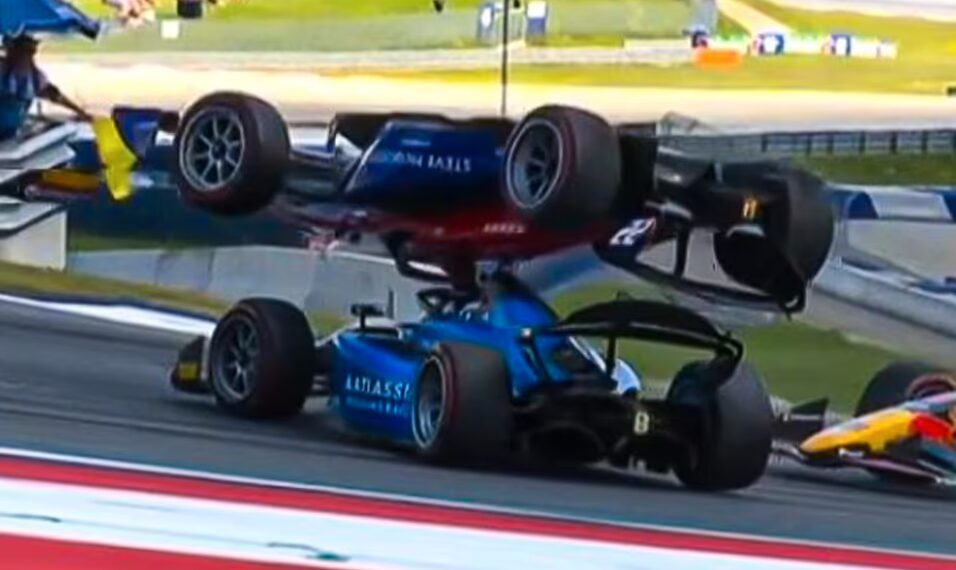 Arvid Lindblad survives heart-stopping F2 crash, defies odds in Austria spectacle