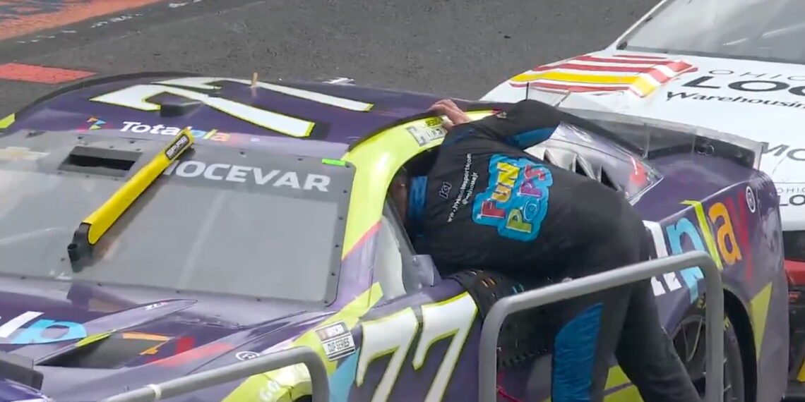 VIDEO – Carson Hocevar Sparks Chaos with Ricky Stenhouse Jr. in Fierce NASCAR Duel