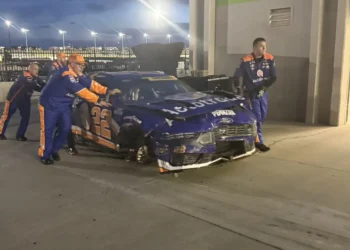 Joey Logano’s Dominant Pole Run Derailed in 18-Car Wreck at EchoPark Speedway