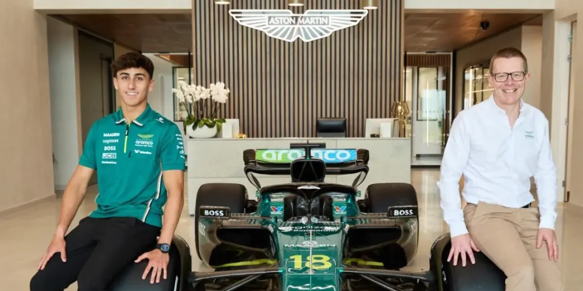 Mari Boya Enrolls in Aston Martin’s Elite Driver Academy, Shaking Up Formula 3