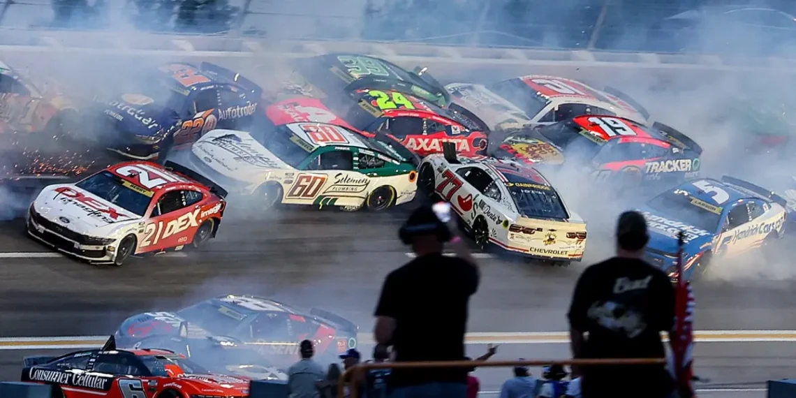 Ty Dillon Knocks Out Denny Hamlin in Atlanta Upset of Royal Proportions – Video