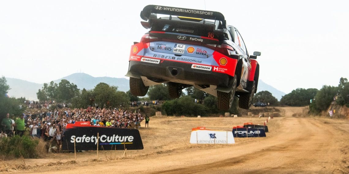 Adrien Fourmaux Leaps to Rally Sardinia Lead Amid M-Sport’s Triple Nightmare