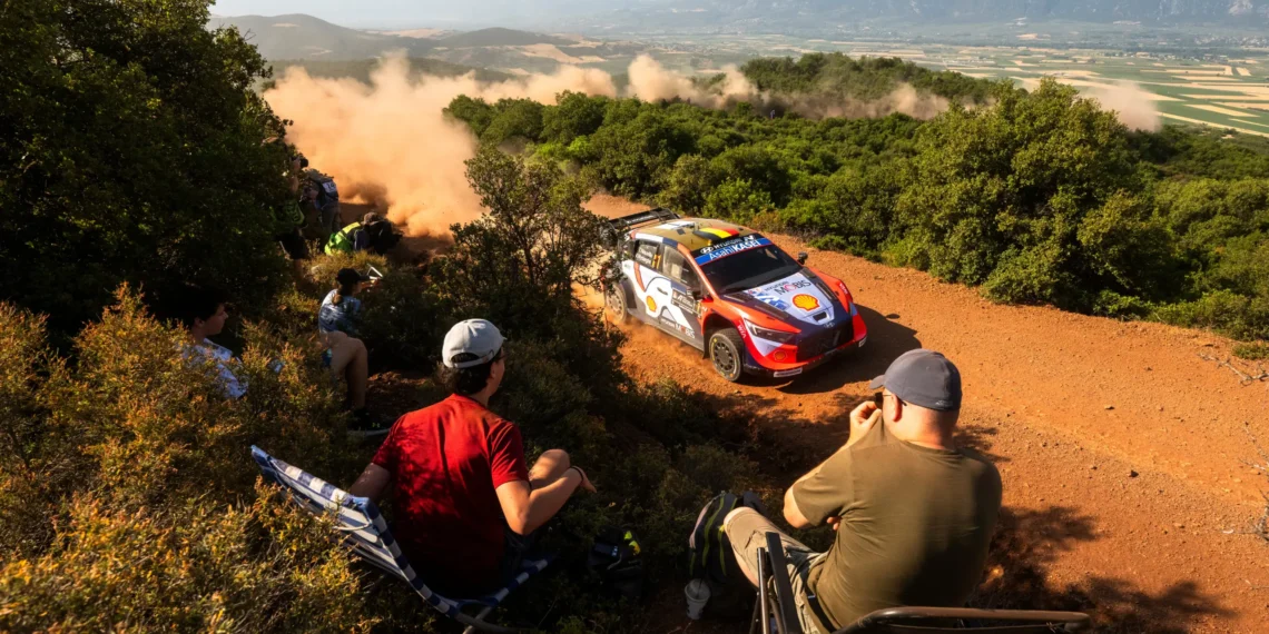 Thierry Neuville’s Acropolis Rally Nightmare Unfolds with Back-to-Back Punctures