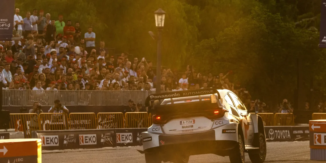 Ott Tanak and Sebastien Ogier Deadlocked in Thrilling WRC Acropolis Rally Opener