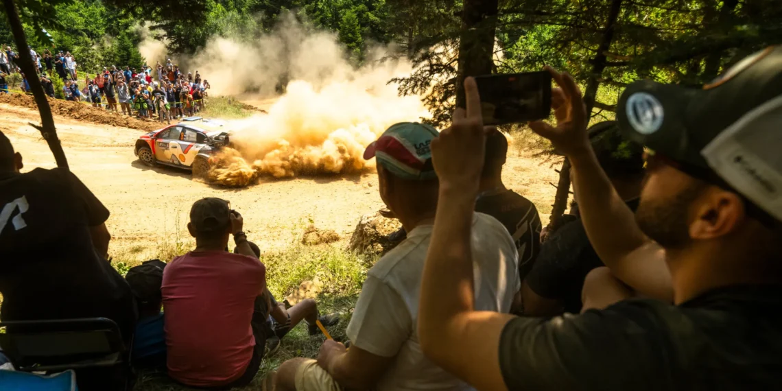 Ott Tanak triumphs in thrilling victory, ending Hyundai’s drought at EKO Acropolis Rally.